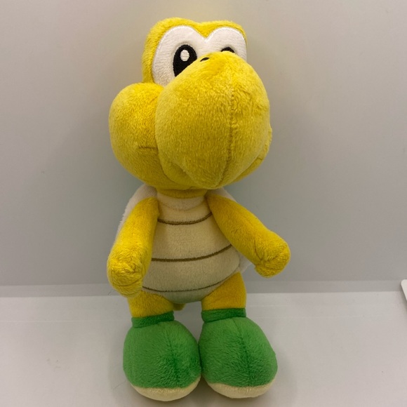 Super Mario Bros Plush Doll Koopa 7.5” Green Shell Stuffed Animal Toy - Picture 1 of 9
